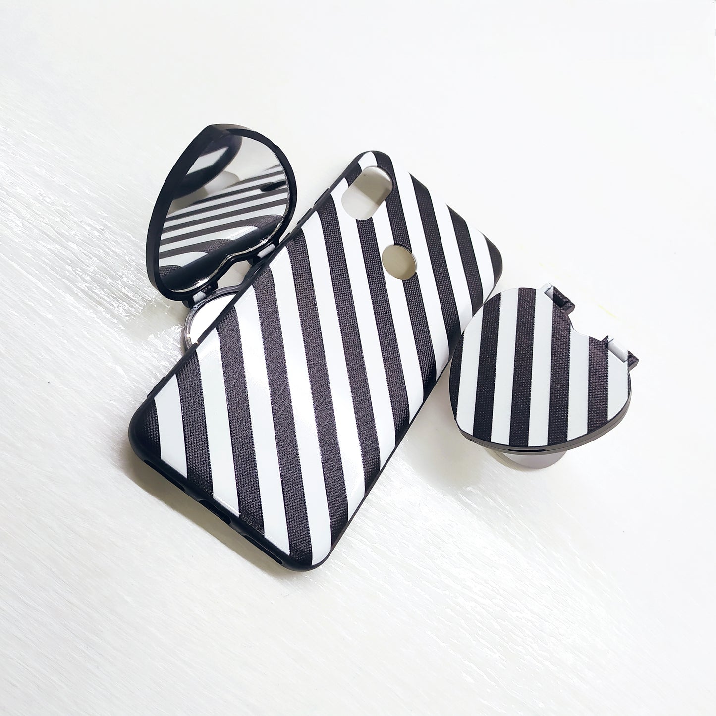 Funda Diseño Blanco y Negro para Xiaomi Mi A2 Lite