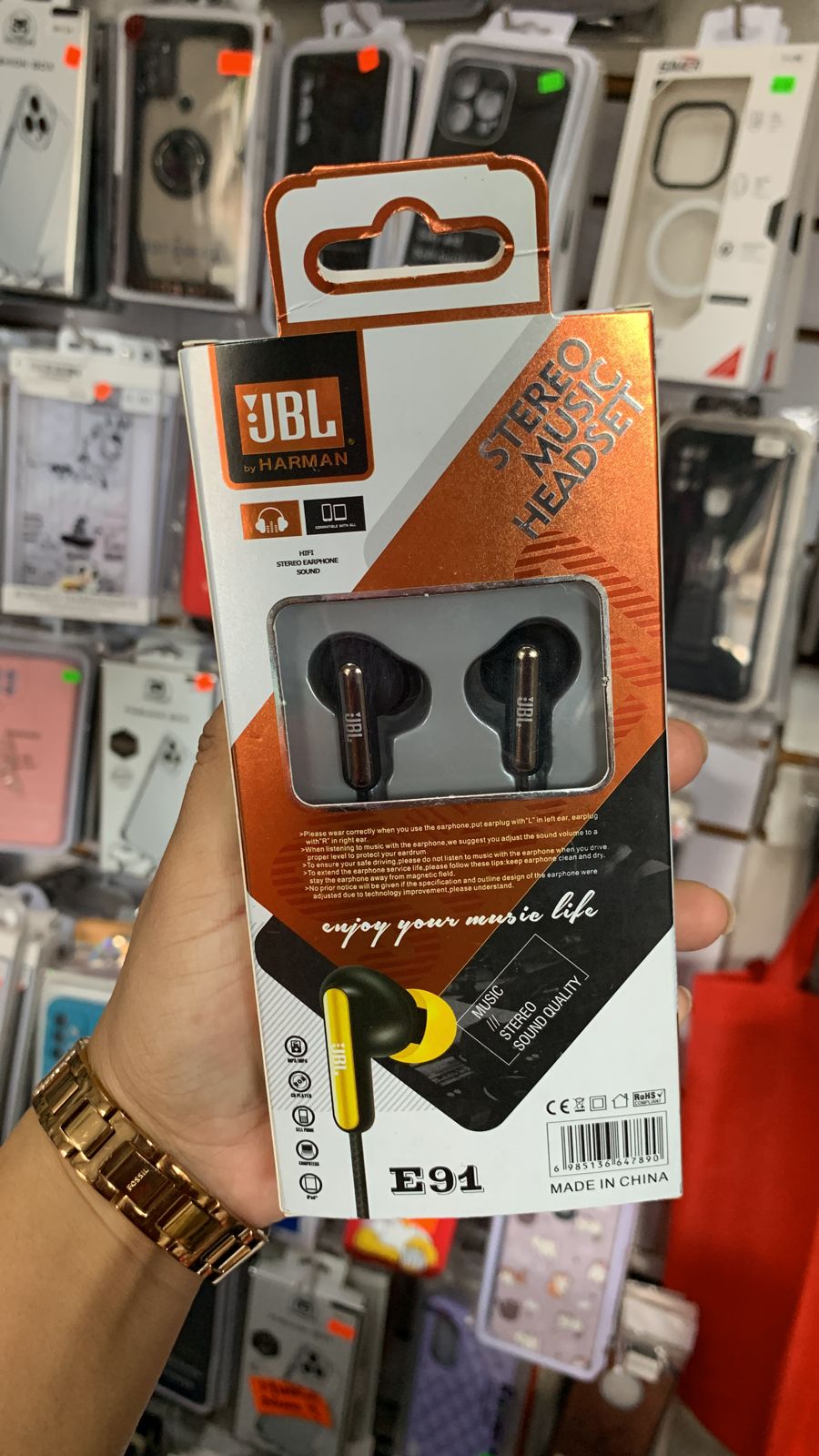 Audífonos Manos Libres JBL E-91
