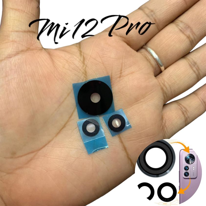 LENTE CRISTAL VIDRIO DE CAMARA REFACCION PARA XIAOMI MI 12 PRO