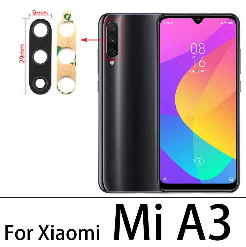 LENTE CRISTAL VIDRIO DE CAMARA REFACCION PARA XIAOMI MI A3