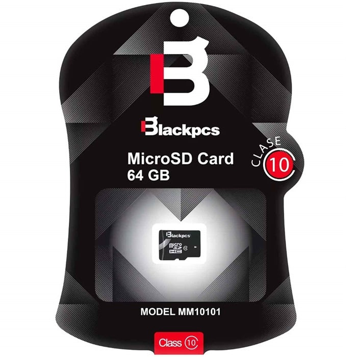 Memoria Micro SD MICROSD 64Gb BLACKPCS (ASOC)