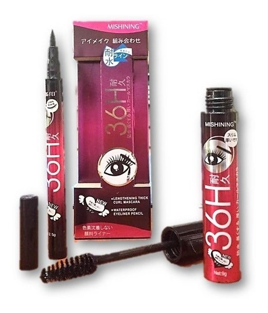 RIMEL Y DELINEADOR MISHINING 36H