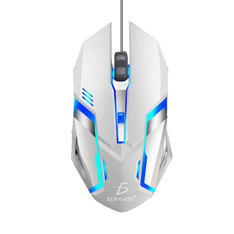 Mouse Alambrico Usb Gaming Respiración Luz Ratón