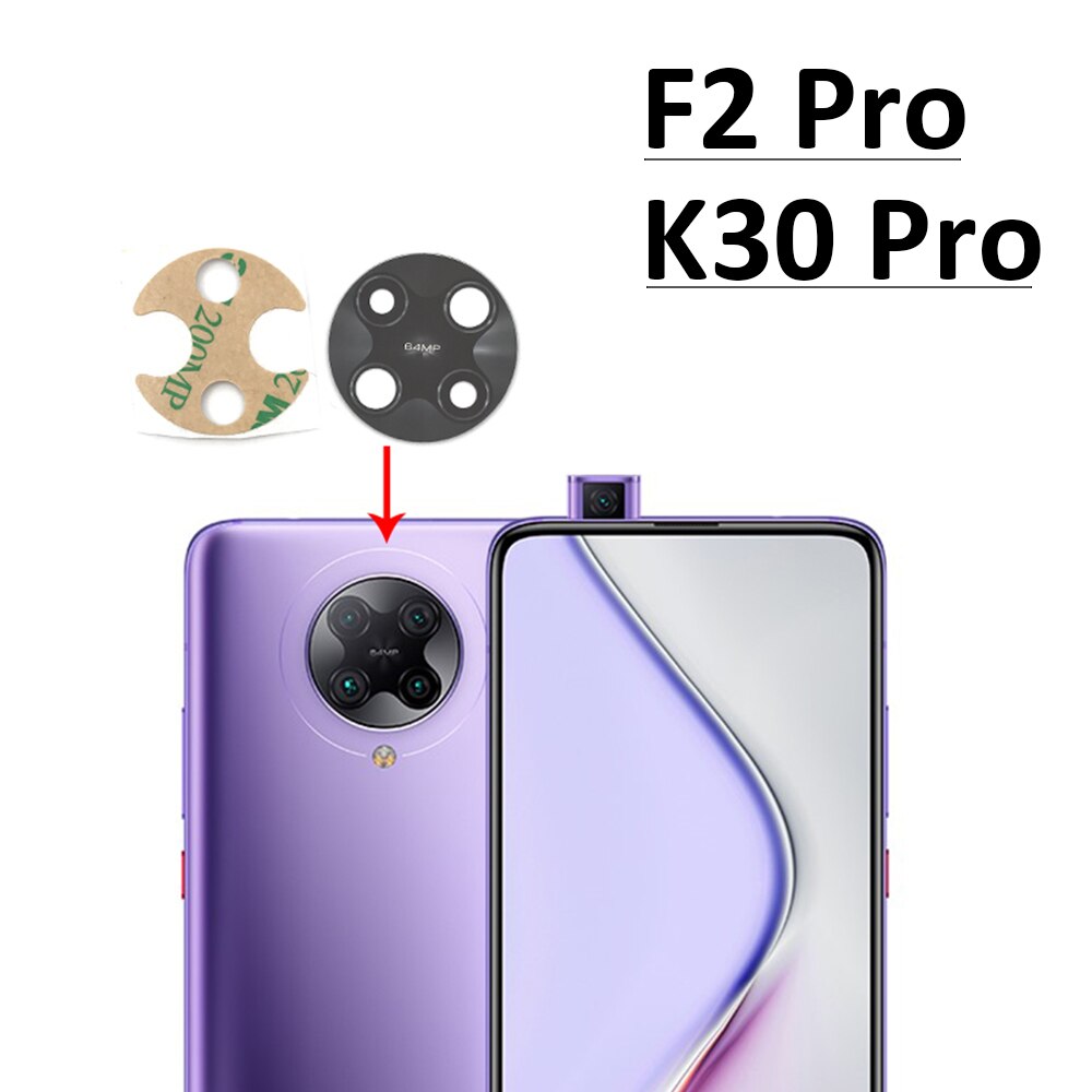 LENTE CRISTAL VIDRIO DE CAMARA REFACCION PARA XIAOMI POCOPHONE F2 PRO POCO F2 PRO K30 PRO