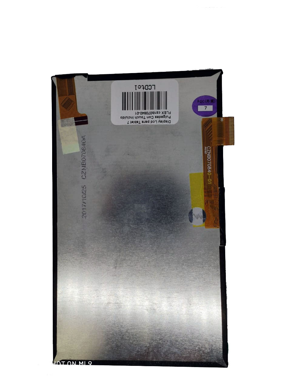 Display Lcd para Tablet 7 Pulgadas Con Touch Incluido FLEX cznb070840-01 773PTG700H76011