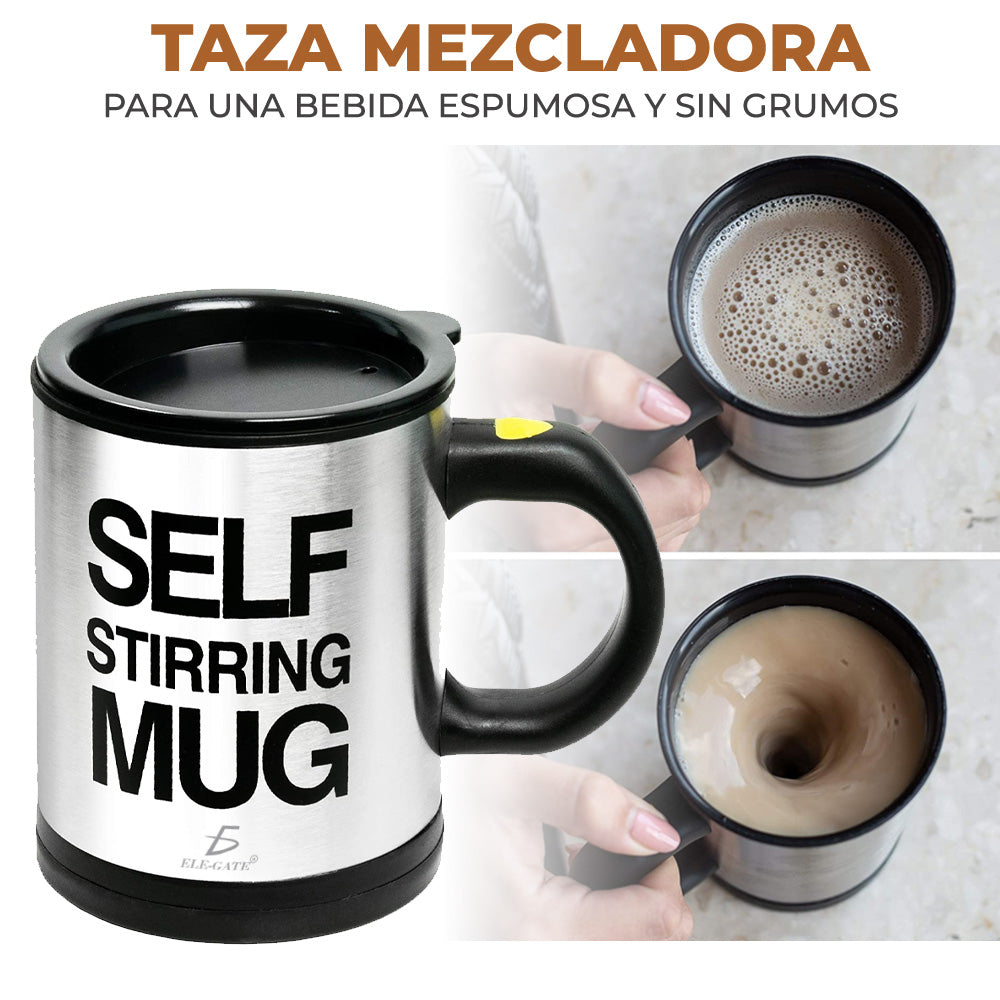 Taza Aislada De Acero Inoxidable Auto agitable