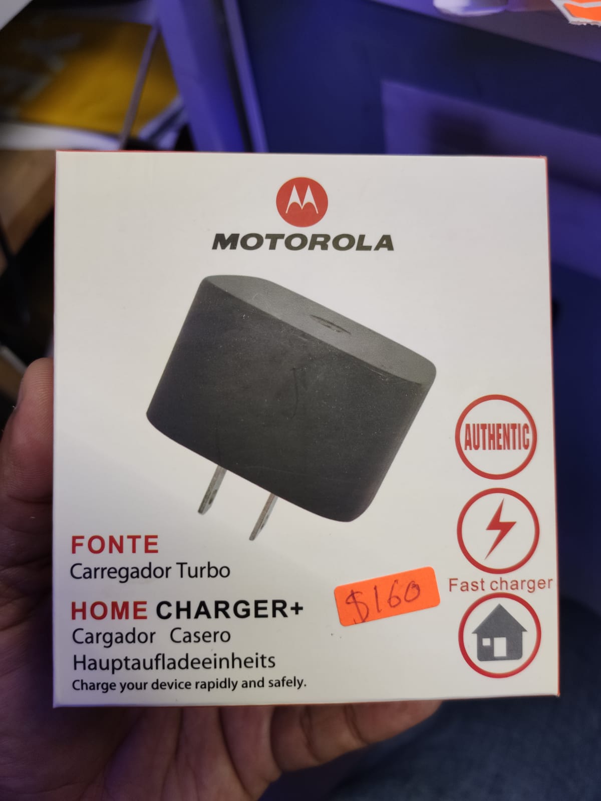 Cargador Turbo Motorola 15W 3A