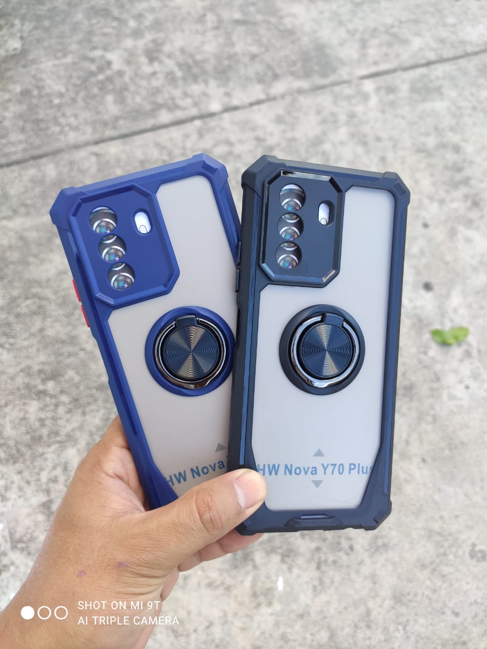 Funda Uso Rudo Anillo Para Nova Y70 Plus