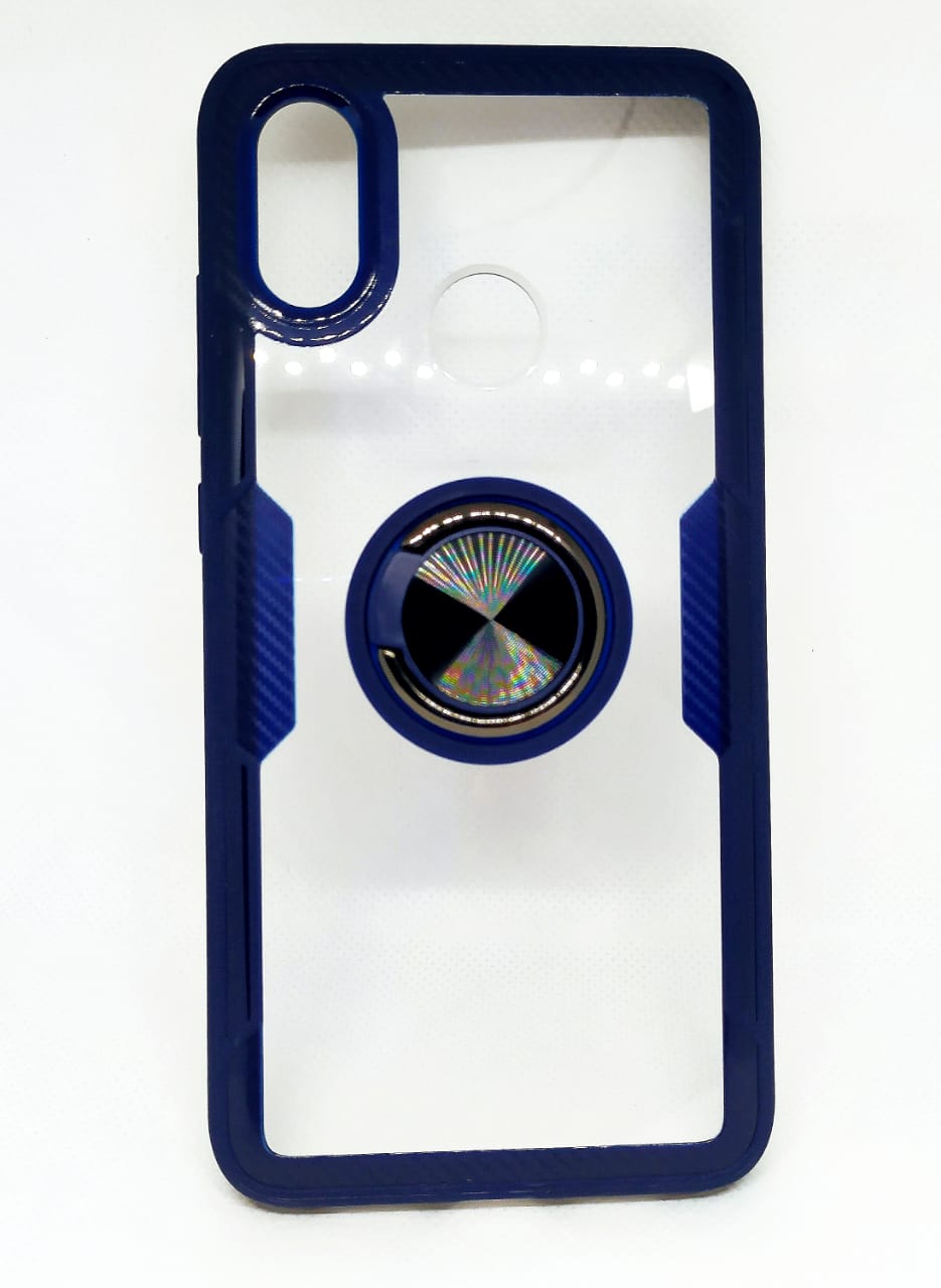 Funda Transparente con anillo giratorio para Xiaomi Mi 8