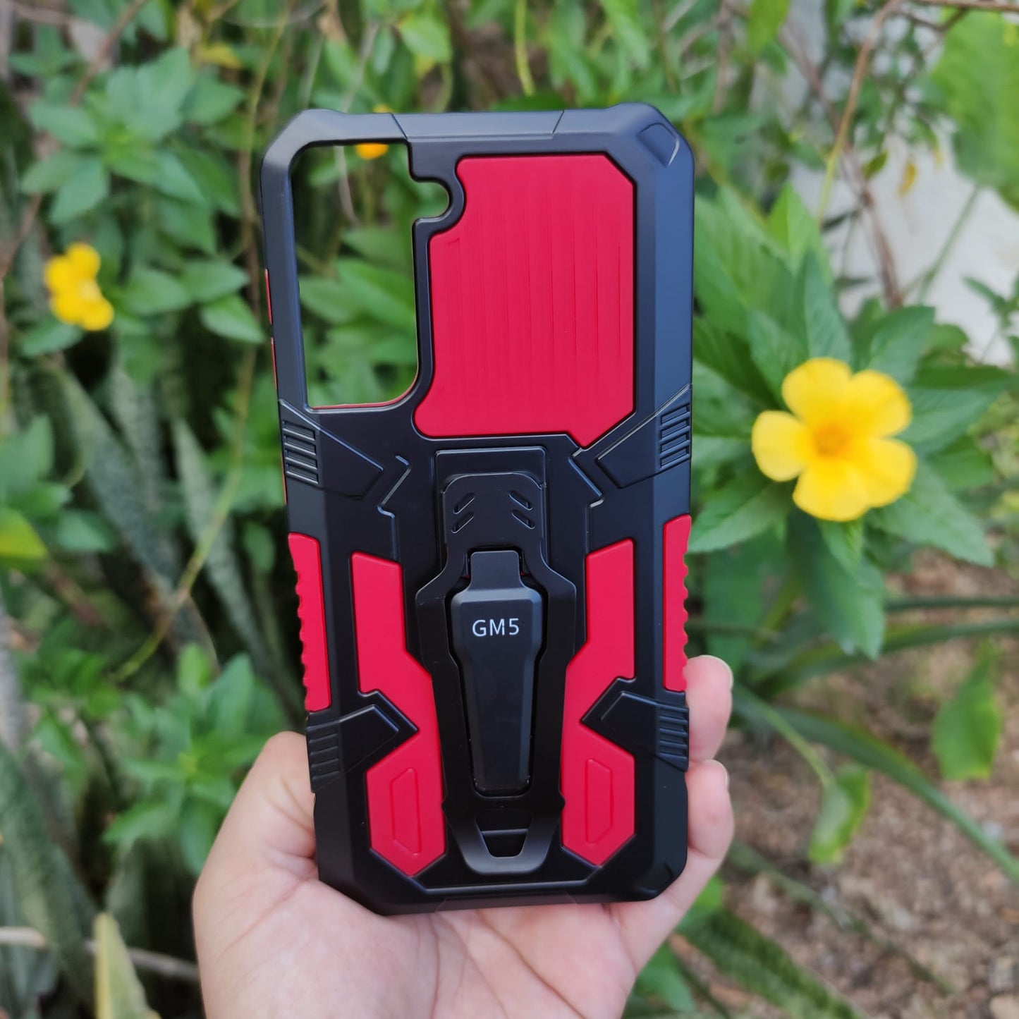 FUNDA USO RUDO CON CLIP PARA SAMSUNG S21