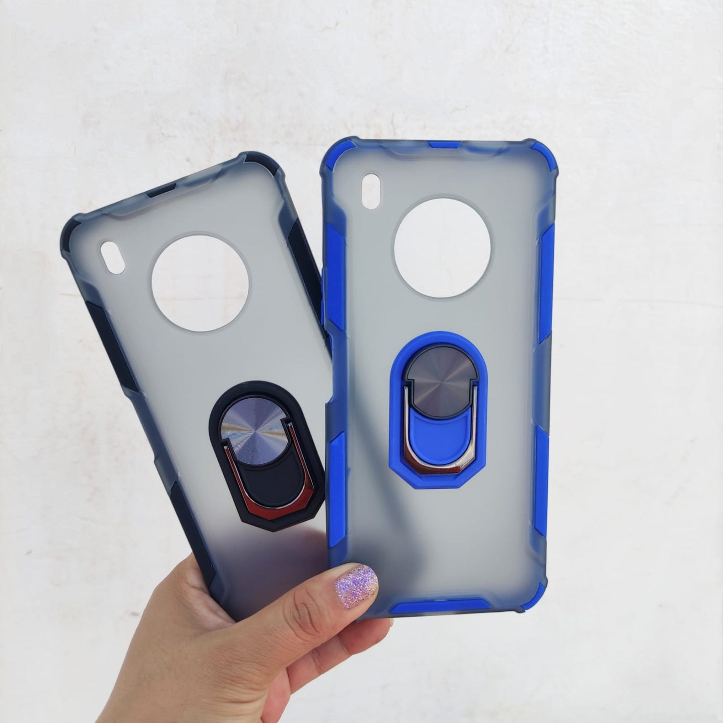 Funda Uso Rudo Con Anillo Para Huawei Y9A