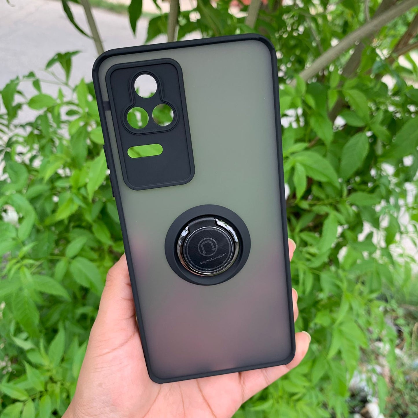 Funda Uso Rudo Anillo Para Xiaomi Poco F4 / K40S (CENTRO)