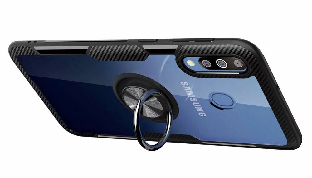 Funda Transparente Anillo Samsung M30