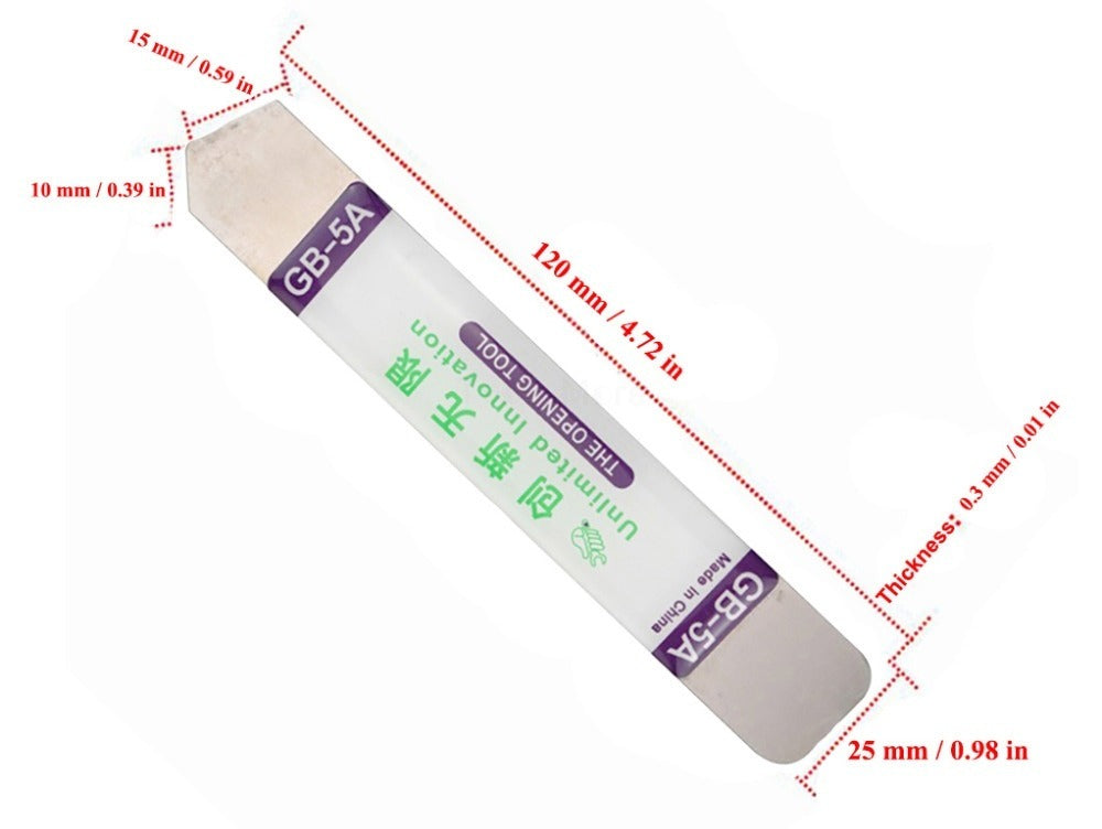 Pala de metal para abrir celulares tablet