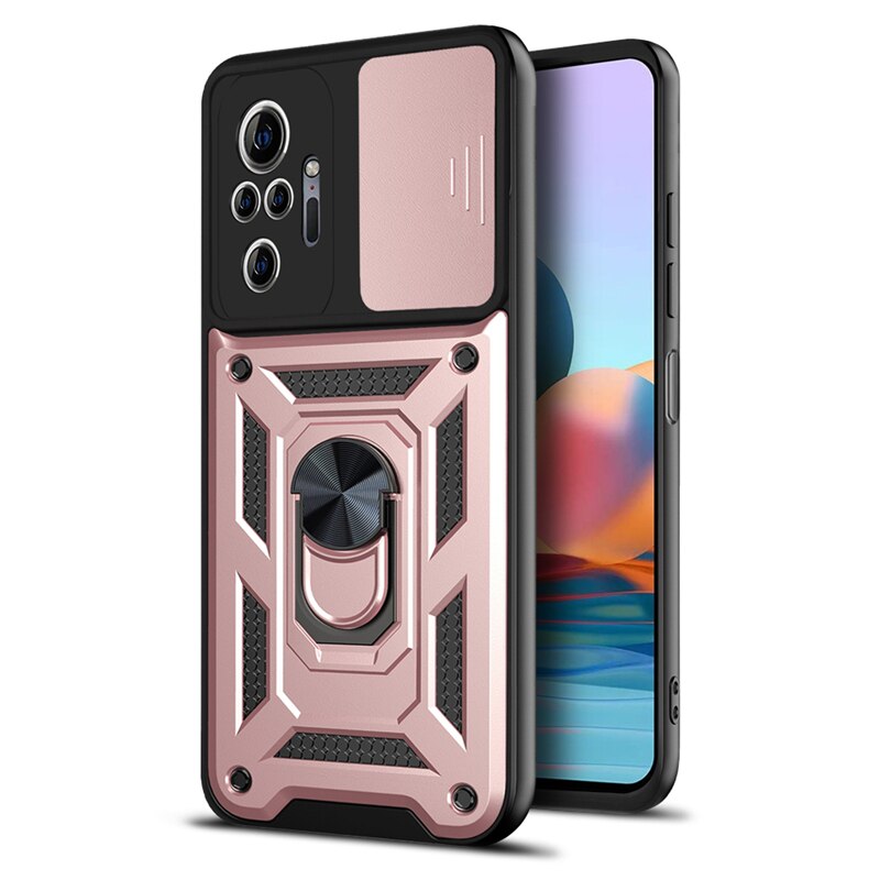 FUNDA USO RUDO CON PROTECTOR DE CAMARA DESLIZANTE PARA XIAOMI POCO F3 POCOPHONE F3