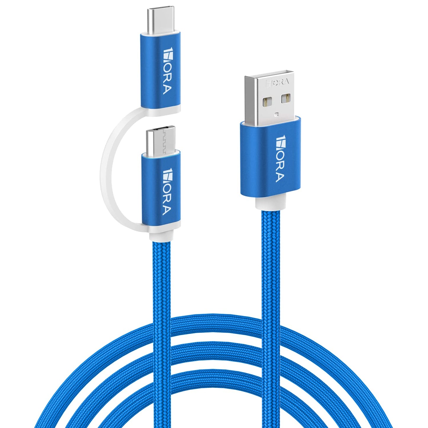 Cable V8 + Tipo C 1Hora 1M