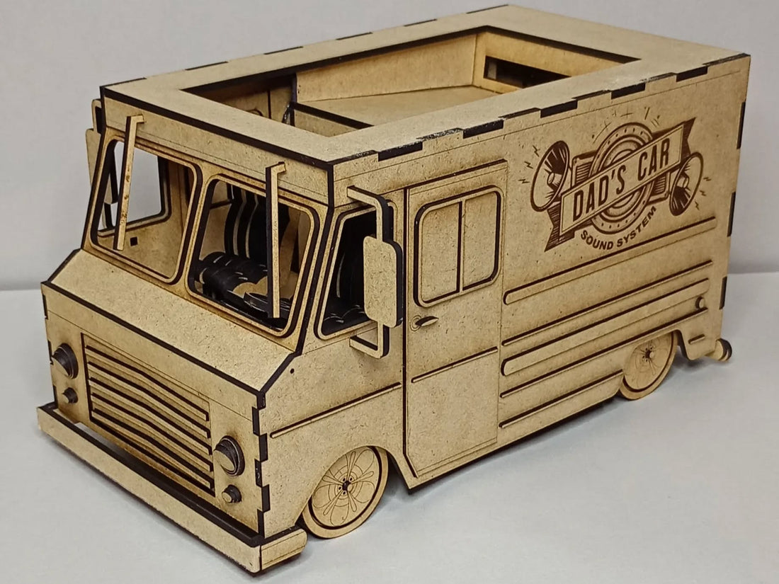 Vector para corte laser Minivan amplificador celular