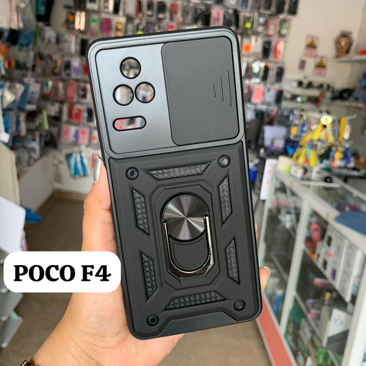 Funda Uso Rudo Anillo Para Xiaomi Poco F4 / K50