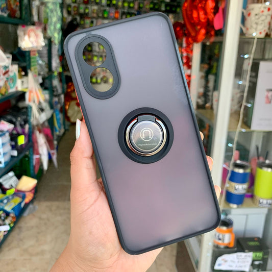 Funda Semitransparente Anillo Para Oppo A98