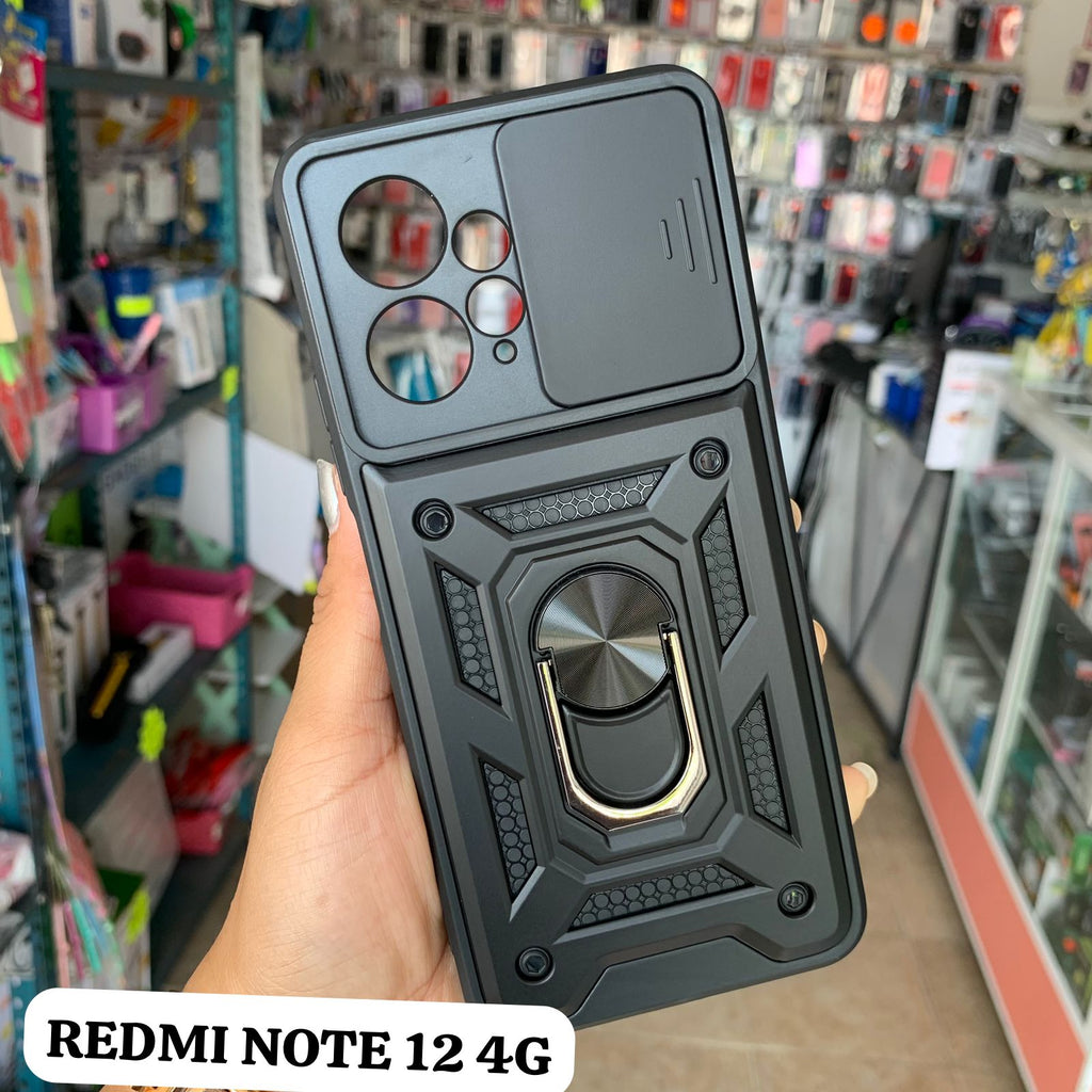 Funda Uso Rudo Anillo Para Xiaomi Redmi Note 12 4G (LC)