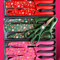 Set De Cuchillos Diseño Navidad (ASOC)