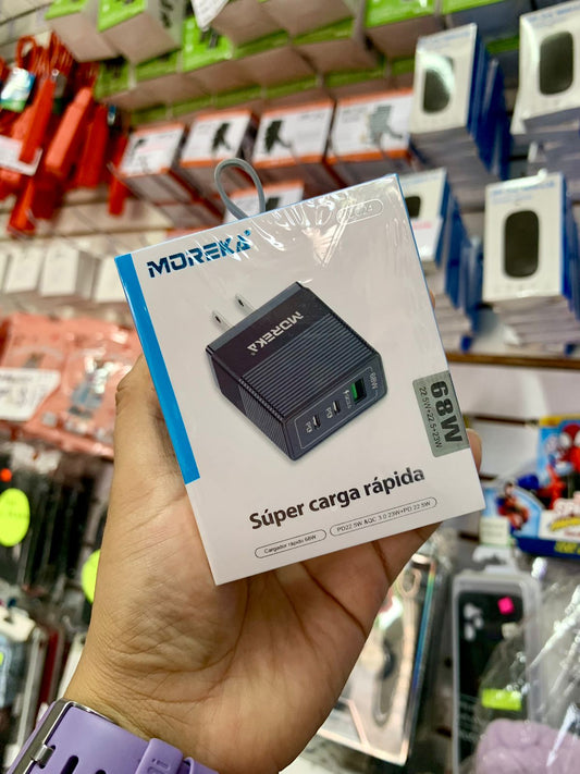 Cubo Cargador Moreka 68W CC24