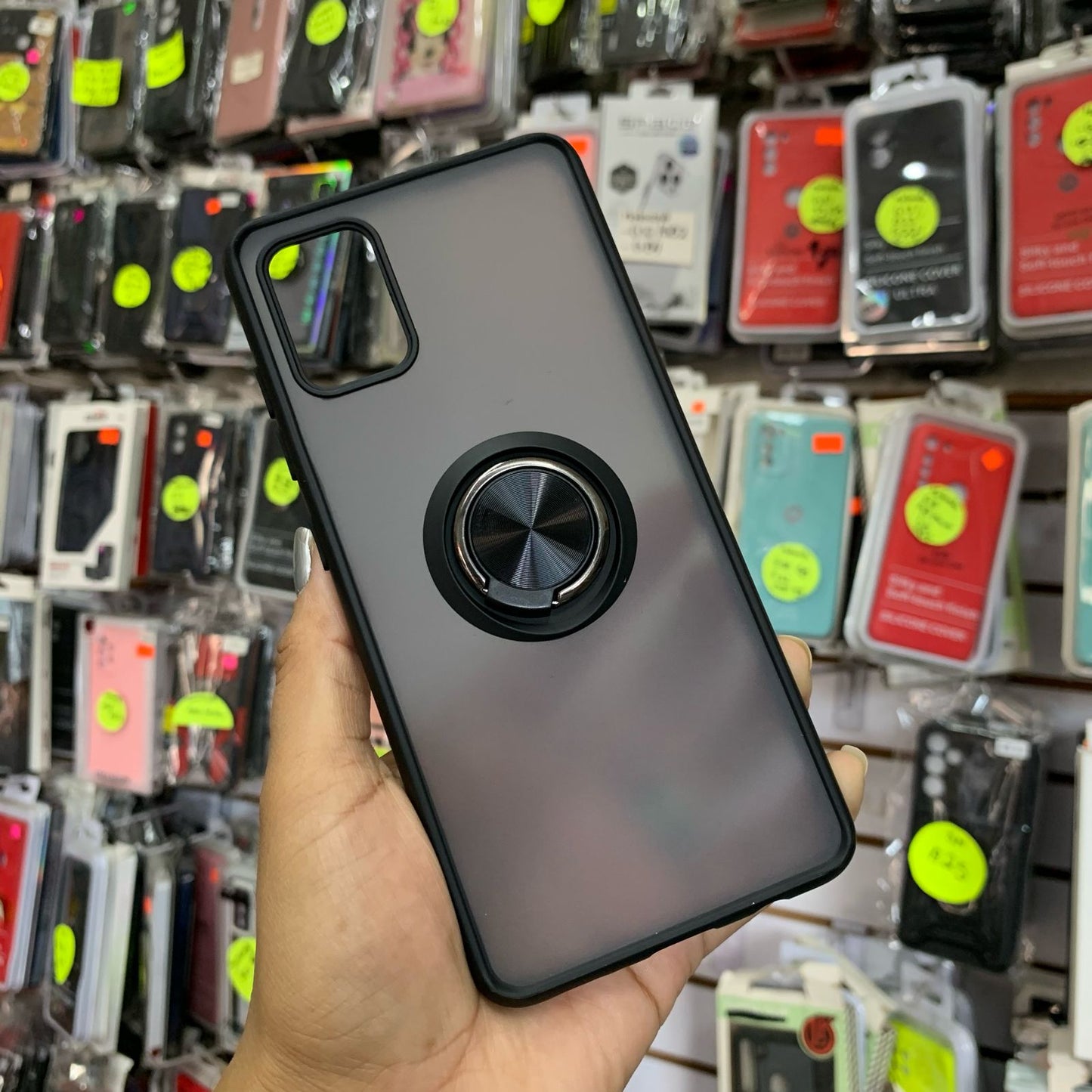 Funda Uso Rudo Anillo para Samsung A51