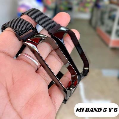 Banda De Reemplazo Metal Imantado Para Xiaomi Mi Band 5 Y 6