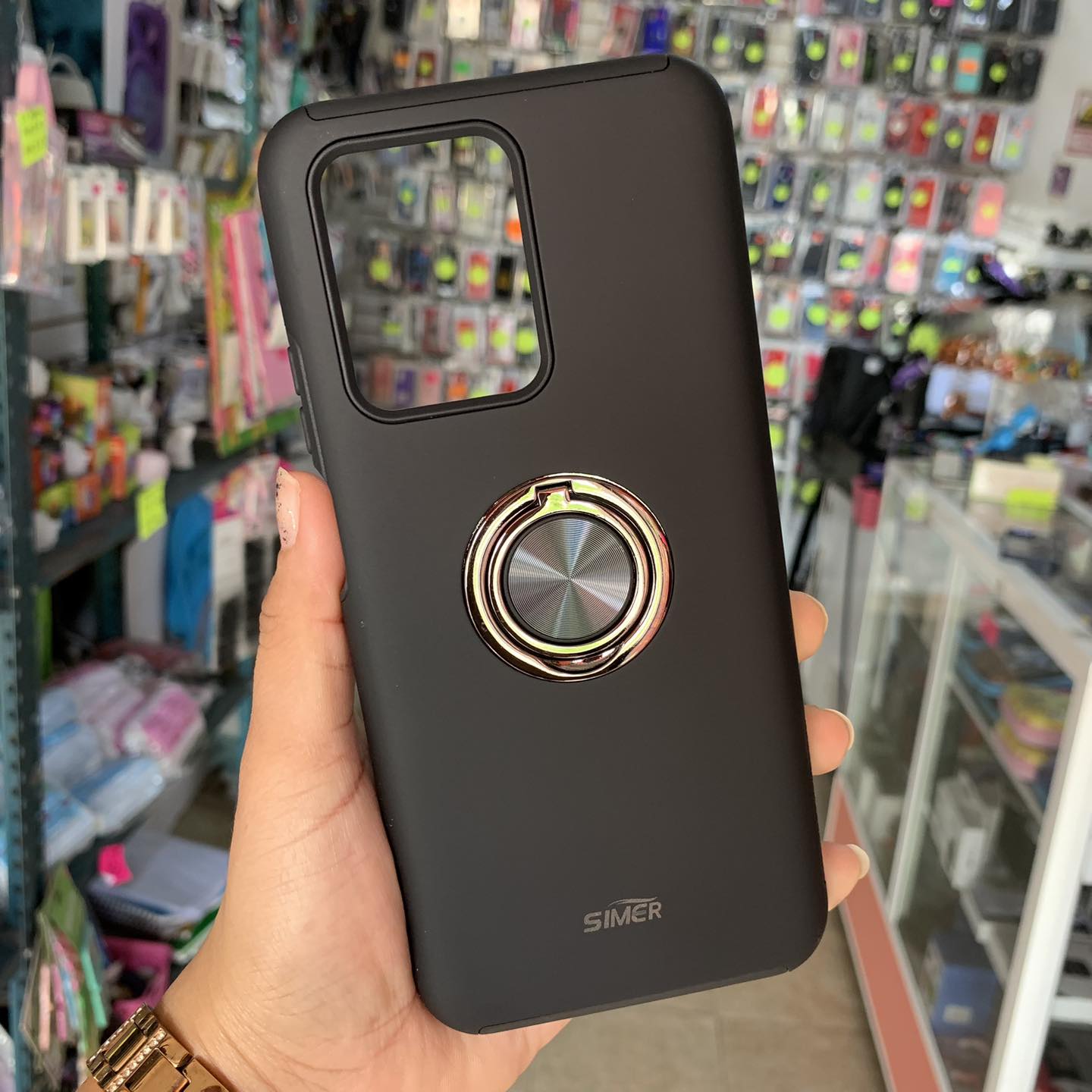 Funda Uso Rudo Anillo Para Huawei Honor X7A