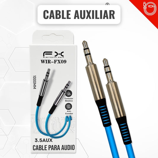 Cable auxiliar 3.5mm Economico WIR-FX9