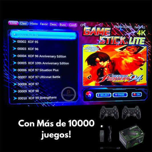 Consola Game Stick 20,000 Juegos