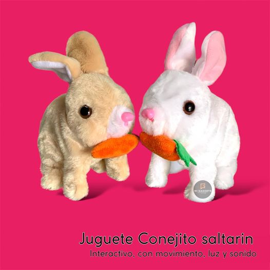 Conejito Con Luz, Sonido Y Movimientos