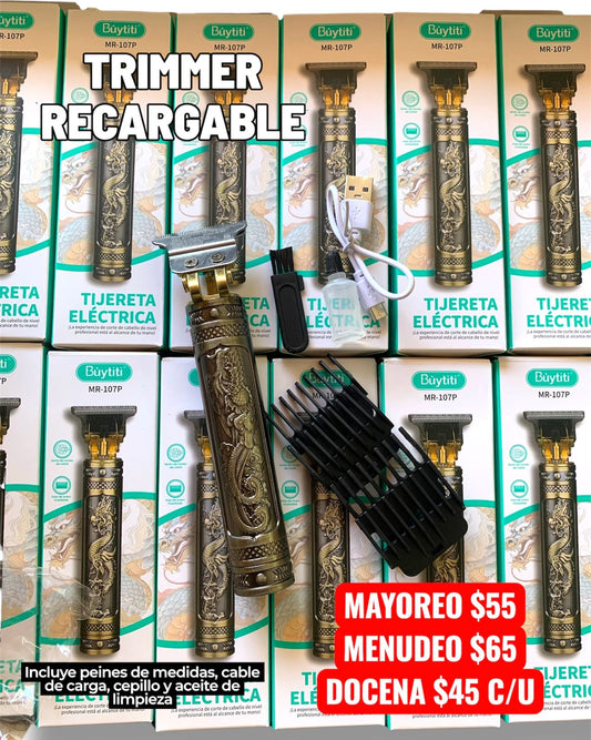 Rasuradora Trimmer Con 4 peines MR-107p