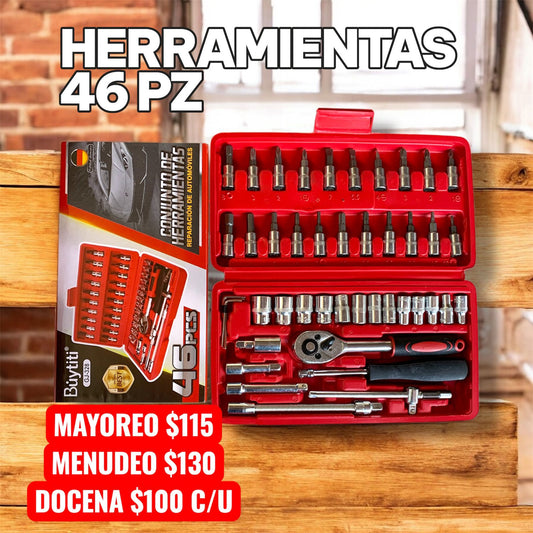 Set De Herramientas 46 pz GJ-328