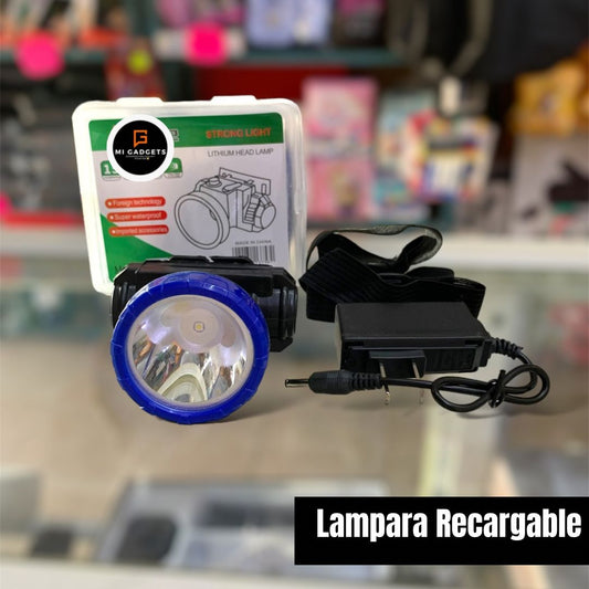 Linterna Recargable Para Cabeza Minero LED-5202A