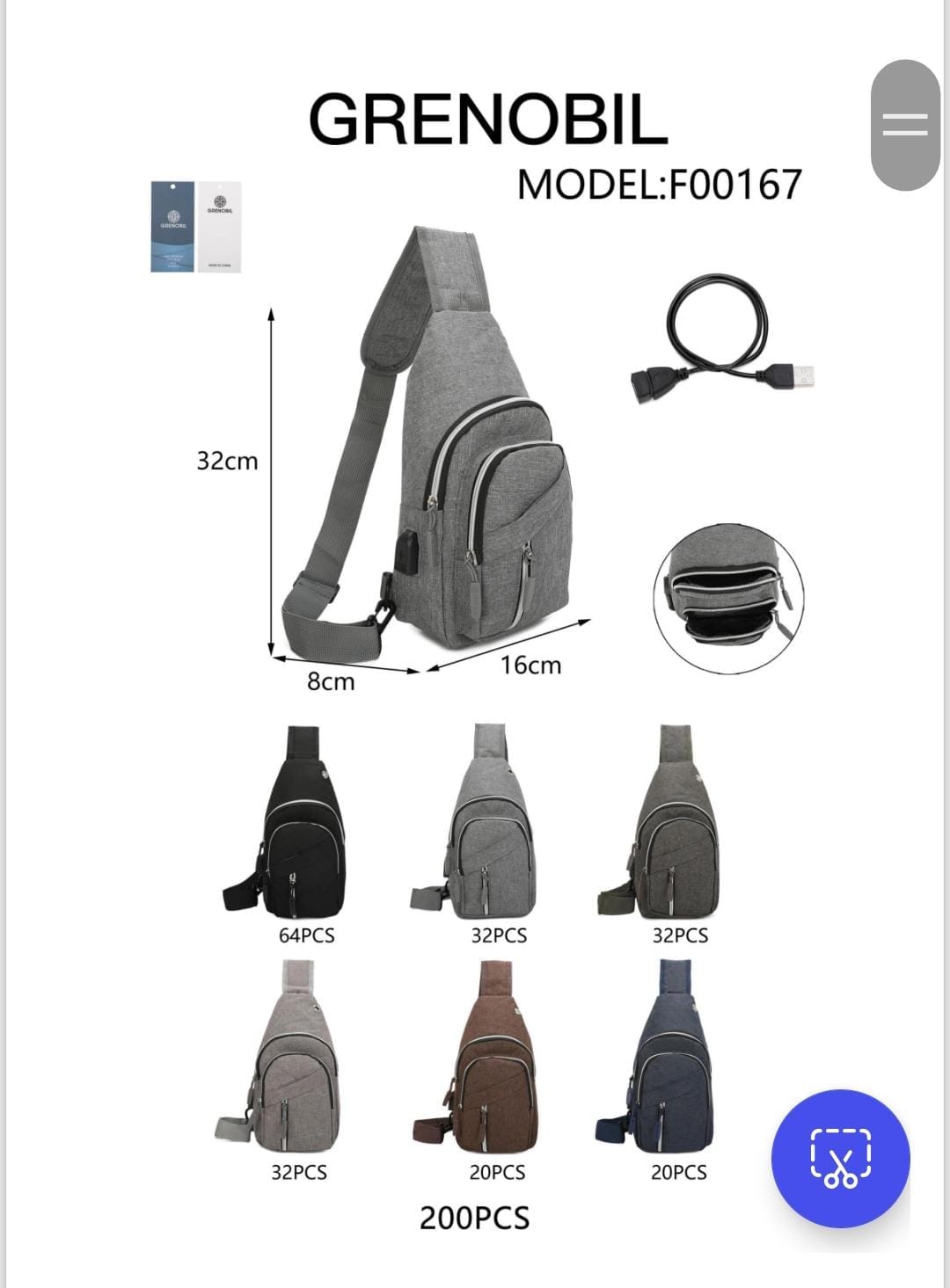 Pechera GRENOBIL F00167