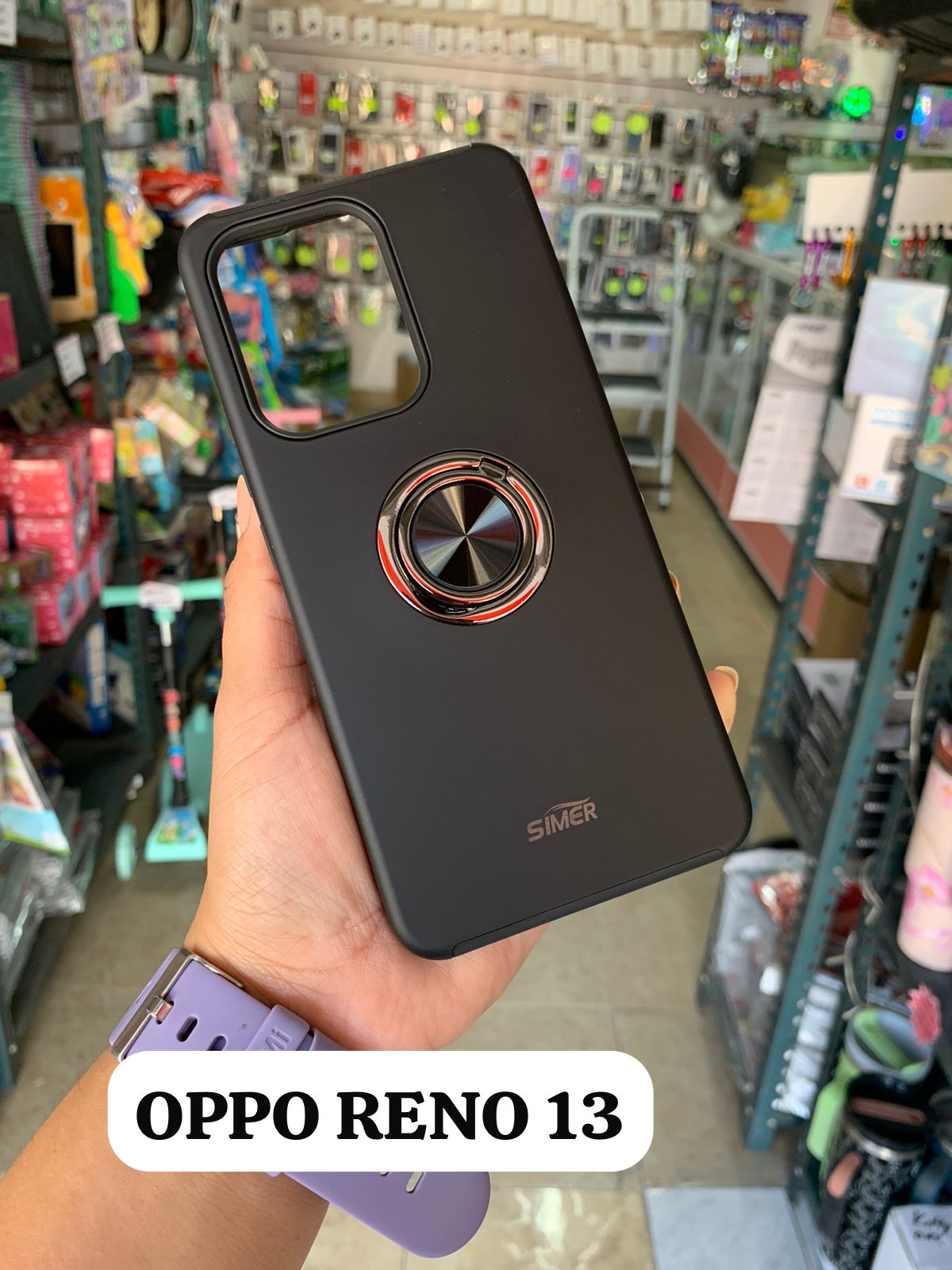 Funda Uso Rudo Anillo Para Oppo Reno 13