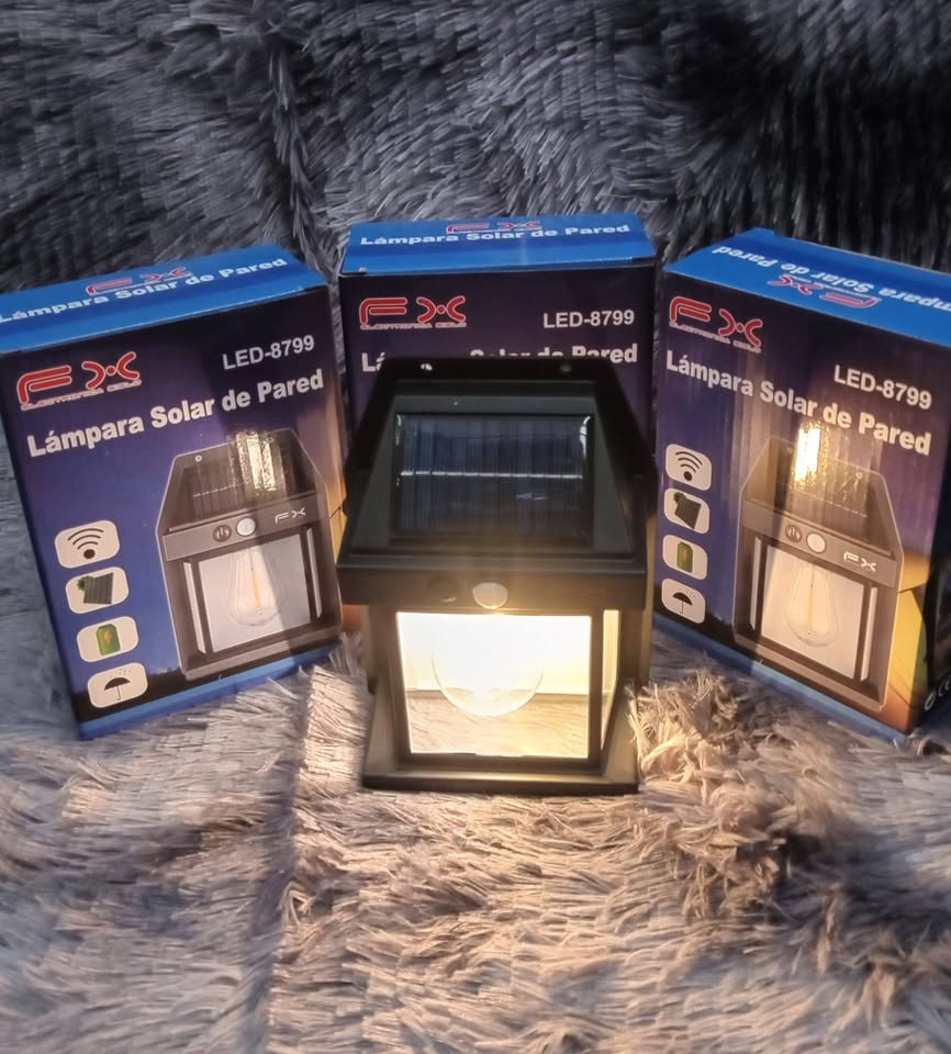 Lampara Solar Sensor Movimiento LED-8799