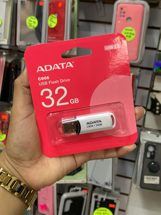 Memoria USB Adata 32GB Blanco C906