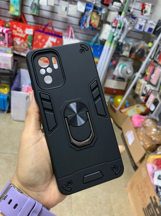 Funda Anillo Con Protector De Camara Para Xiaomi Redmi Note 10 / Redmi Note 10S / Poco M5s