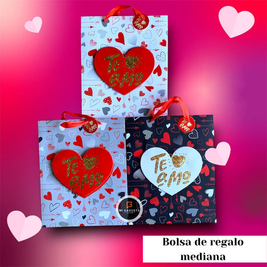 Bolsas de Regalo Mediana San Valentín
