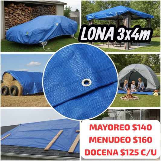 Lona Impermeable 3X4M
