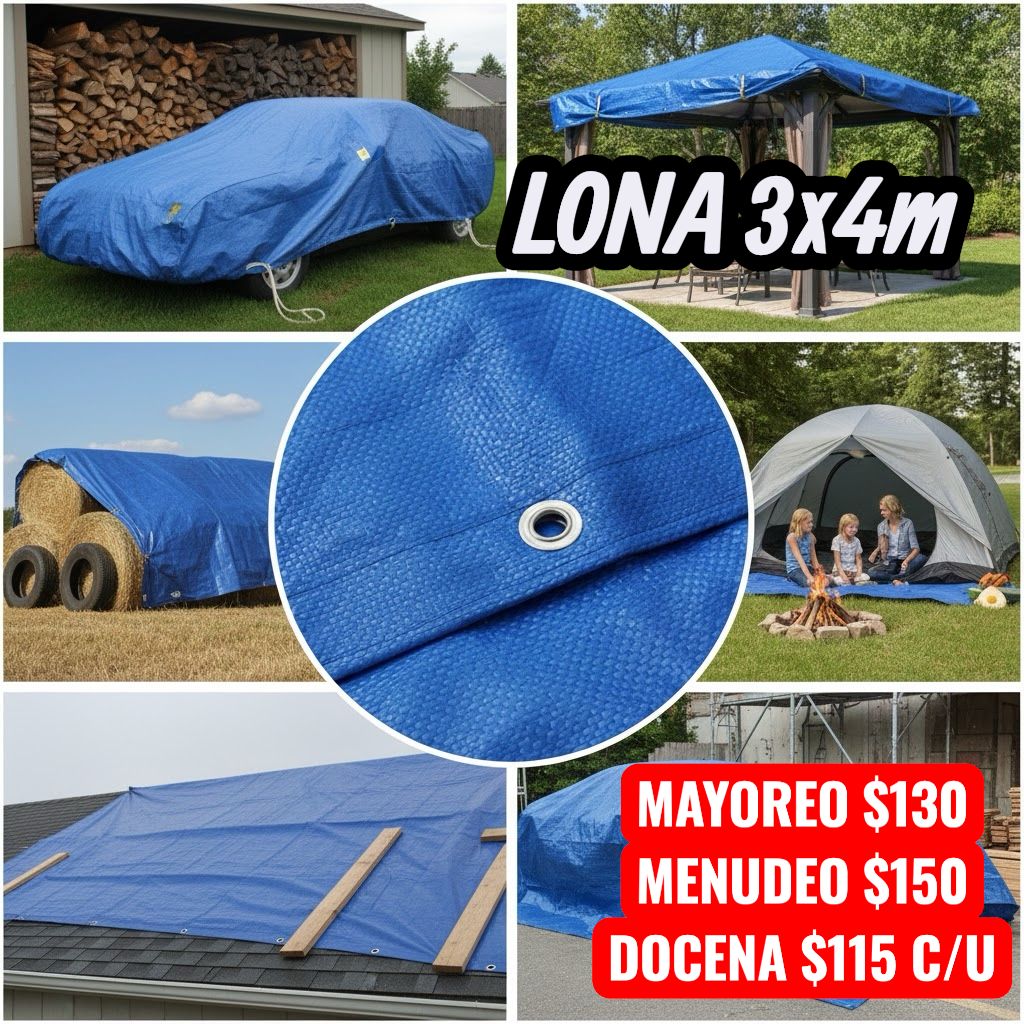 Lona Impermeable 3X4M