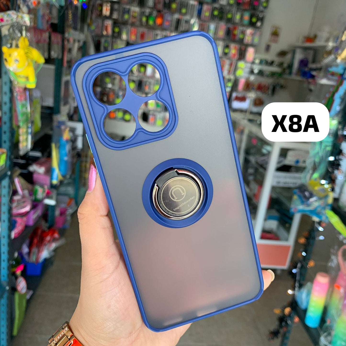 Funda Uso Rudo Anillo Para Honor X8B