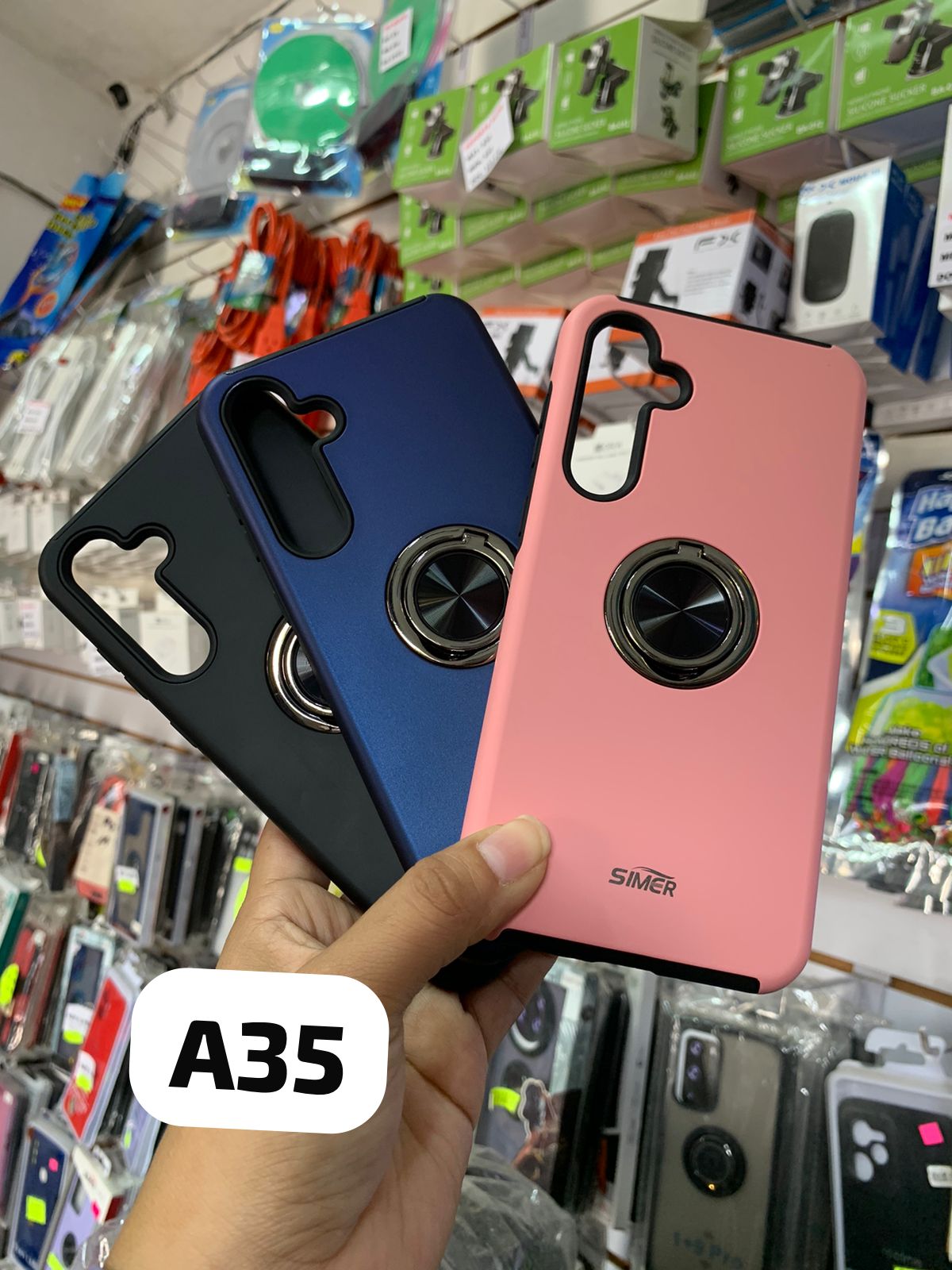 Funda Uso Rudo Anillo Para Samsung Galaxy A35