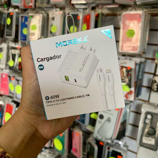 Cargador Completo Lighting Moreka AC107