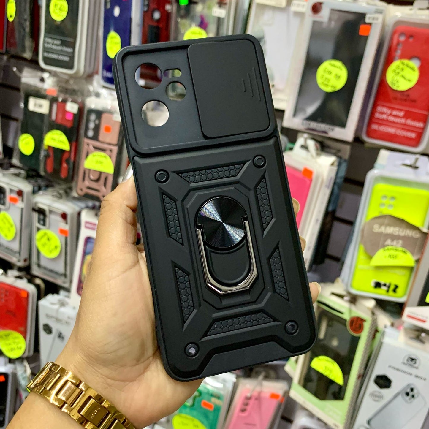 Funda Uso Rudo Con Proteccinón De Camara Para Realme C35