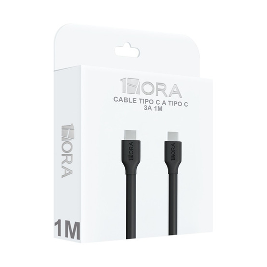 CABLE TIPO C A TIPO C 3A 1M AHORA CAB252