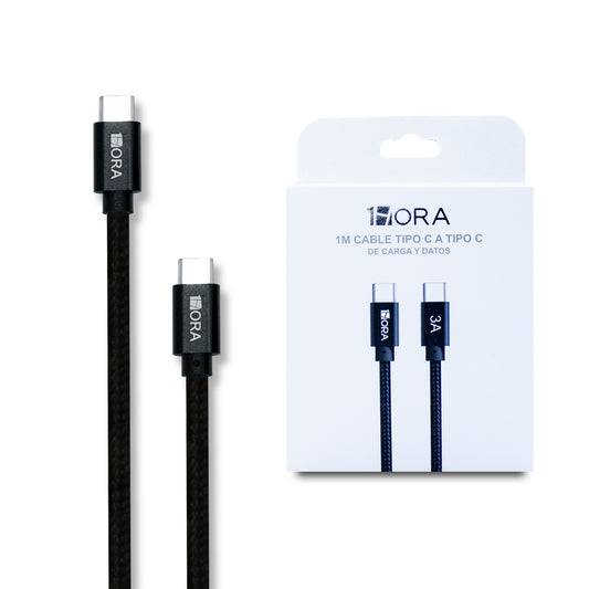 CABLE TIPO C A TIPO C 3A 1.5M 1HORA CAB265