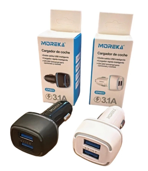 Cargador Para Auto Carro 3.1A CP0011